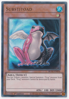Substitoad (Ultra Rare) single card from Yu-Gi-Oh!
