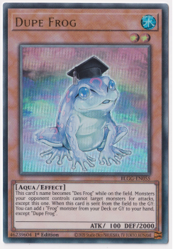 Dupe Frog (Ultra Rare) single card from Yu-Gi-Oh!