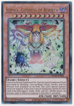 Sophia, Goddess of Rebirth (Ultra Rare) single card from Yu-Gi-Oh!