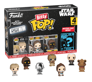 Pop! Bitty Pop Star Wars - Luke Skywalker 4 Pack