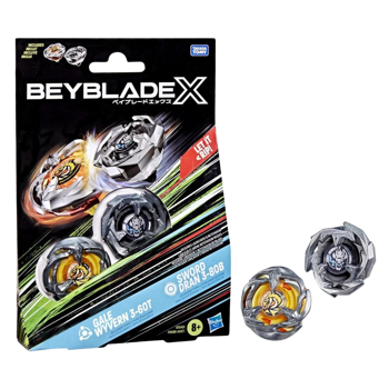 Beyblade X Gale Wyvern 3-60T and Sword Dran 3-80B