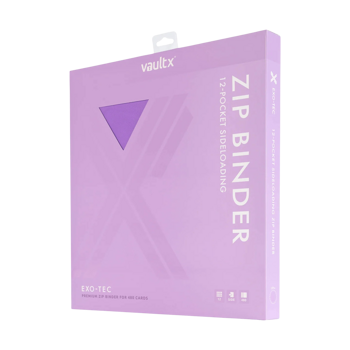 Vault X 12-Pocket Exo-Tec Zip Binder Just Purple