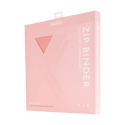 Vault X 12-Pocket Exo-Tec Zip Binder Just Pink