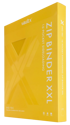 Vault X 16-Pocket Exo-Tec Zip XXL Binder Yellow
