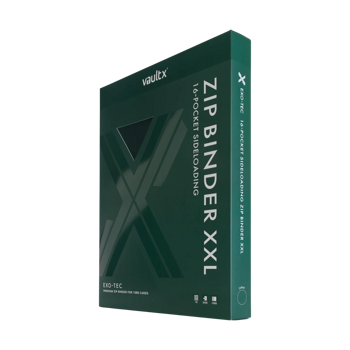 Vault X 16-Pocket Exo-Tec Zip XXL Binder Green