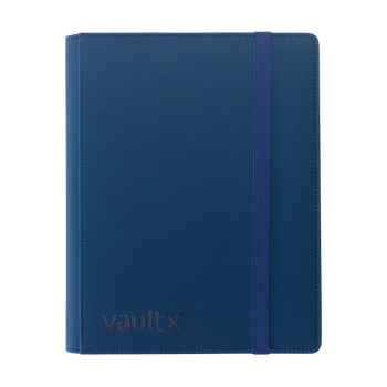 Vault X 9-Pocket Exo-Tec Strap Binder Blue