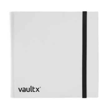 Vault X 12-Pocket Strap Binder White