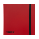 Vault X 12-Pocket Strap Binder Red