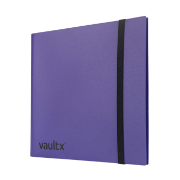 Vault X 12-Pocket Strap Binder Purple