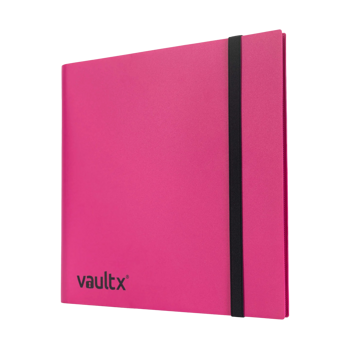 Vault X 12-Pocket Strap Binder Pink