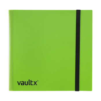 Vault X 12-Pocket Strap Binder Green