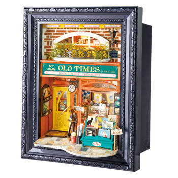 Rolife Old Times Bookstore 3D Wooden Puzzle DP004