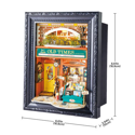 Rolife Old Times Bookstore 3D Wooden Puzzle DP004 - Image 4