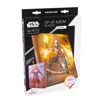 Gamegenic Star Wars Unlimited Zip-Up Album 18-Pocket The Armorer & Whistling Birds