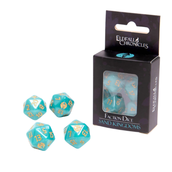 Eldfall Chronicles Faction Dice Sand Kingdoms