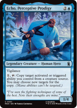 Echo, Perceptive Prodigy single card from Magic: the Gathering
