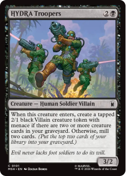 HYDRA Troopers single card from Magic: the Gathering