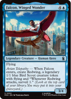 Falcon, Winged Wonder single card from Magic: the Gathering