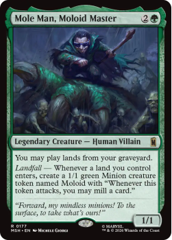 Mole Man, Moloid Master single card from Magic: the Gathering