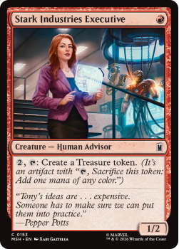 Stark Industries Executive single card from Magic: the Gathering