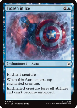 Frozen in Ice single card from Magic: the Gathering