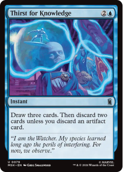 Thirst for Knowledge single card from Magic: the Gathering