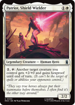 Patriot, Shield Wielder single card from Magic: the Gathering
