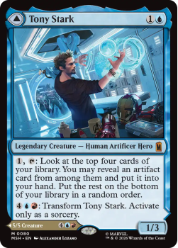 Tony Stark // The Invincible Iron Man single card from Magic: the Gathering