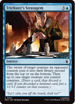 Trickster's Stratagem single card from Magic: the Gathering
