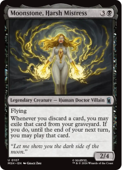 Moonstone, Harsh Mistress single card from Magic: the Gathering