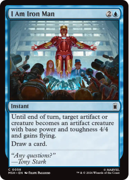 I Am Iron Man single card from Magic: the Gathering