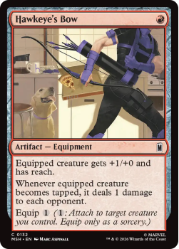 Hawkeye's Bow single card from Magic: the Gathering