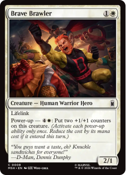 Brave Brawler single card from Magic: the Gathering
