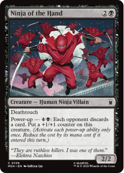 Ninja of the Hand single card from Magic: the Gathering