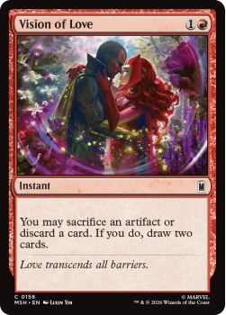 Vision of Love single card from Magic: the Gathering