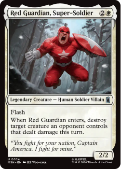 Red Guardian, Super-Soldier single card from Magic: the Gathering