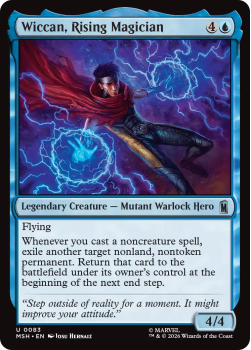 Wiccan, Rising Magician single card from Magic: the Gathering