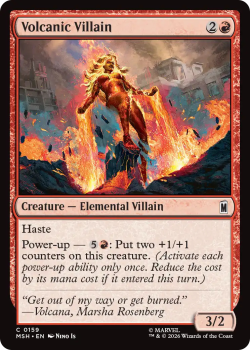 Volcanic Villain single card from Magic: the Gathering