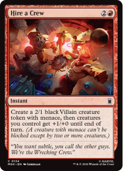 Hire a Crew single card from Magic: the Gathering