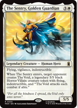 The Sentry, Golden Guardian single card from Magic: the Gathering