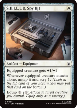 S.H.I.E.L.D. Spy Kit single card from Magic: the Gathering