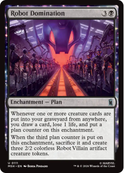 Robot Domination single card from Magic: the Gathering