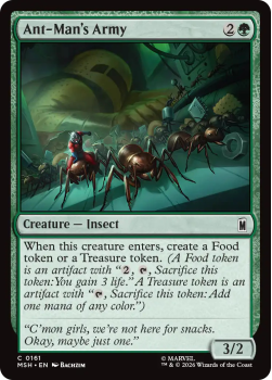 Ant-Man's Army single card from Magic: the Gathering