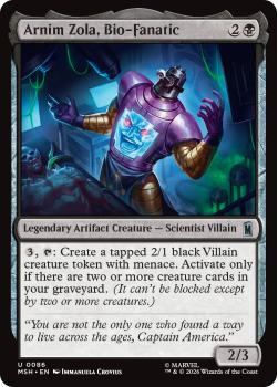 Arnim Zola, Bio-Fanatic single card from Magic: the Gathering