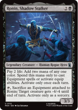 Ronin, Shadow Stalker single card from Magic: the Gathering