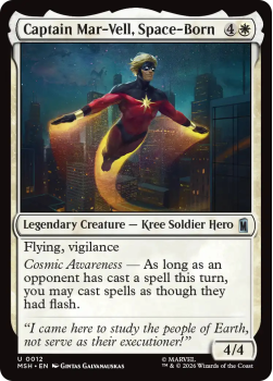 Captain Mar-Vell, Space-Born single card from Magic: the Gathering