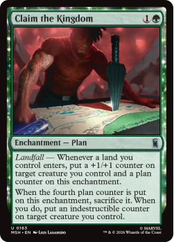 Claim the Kingdom single card from Magic: the Gathering