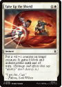 Take Up the Shield : 0039 MARVEL SUPER HEROES - Magic the Gathering Single Card