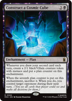 Construct a Cosmic Cube single card from Magic: the Gathering