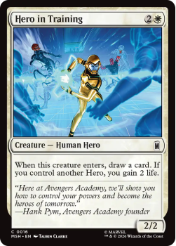 Hero in Training single card from Magic: the Gathering